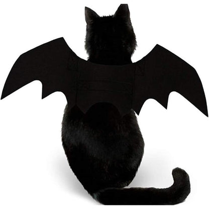 Pet Cat Bat Wings for Halloween Party Decoration, Puppy Collar Leads Cosplay Bat Costume,Cute Puppy Cat Dress up Accessories