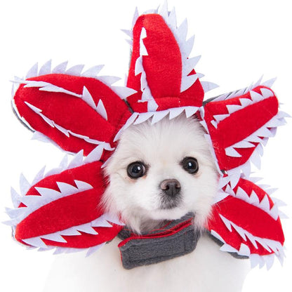 2025 New Funny Dog Costume with Pet Wig, Role Play Horror Costume with Knife, Creative Pet Costume Suitable for Small, Medium and Large Dogs, Cats and Puppies, Halloween Costume Funny