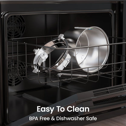 PWF-001 304 Stainless Steel Cat Water Fountain, 2L Water Fountains for Cats Indoor - Silver