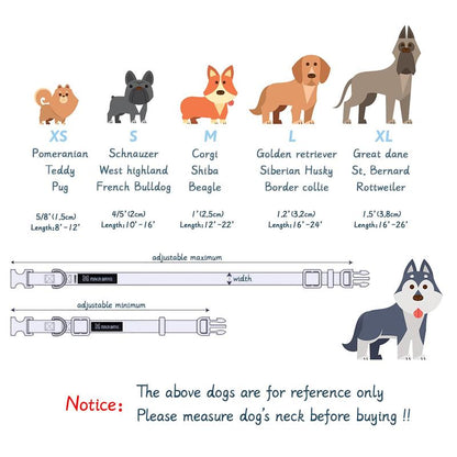 Maca Bates Halloween Dog Collar, Adjustable Ghost & Pumpkin Collar with Bowtie, Birthday Gift for Dogs of All Sizes